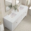 Myrrin 72" Double (Vanity Only Pricing) in Bright White